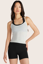 (bloopers) sporty layered cami bra
