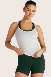 (bloopers) sporty layered cami bra