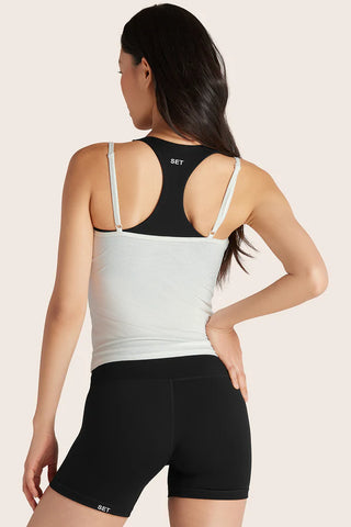 (bloopers) sporty layered cami bra