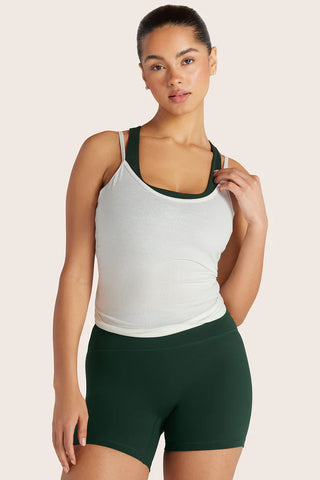 (bloopers) sporty layered cami bra