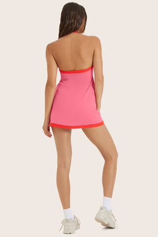 sporty halter dress