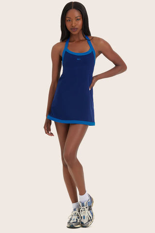 sporty halter dress