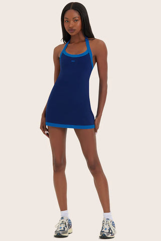 sporty halter dress