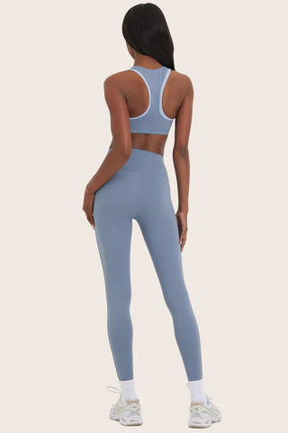 (bloopers) sporty high-rise stripe leggings