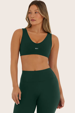 sporty dip bra