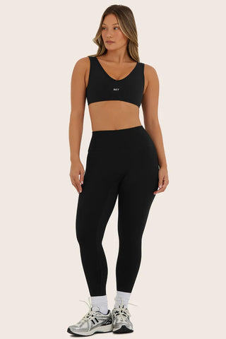 sporty mid-rise leggings
