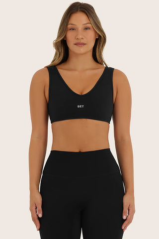 sporty dip bra