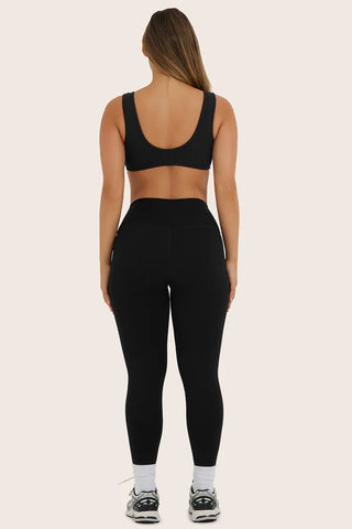 sporty mid-rise leggings