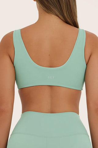 breathe contrast wrap bra
