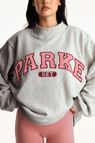 SET x parke varsity mockneck