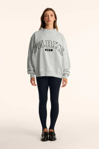 SET x parke varsity mockneck