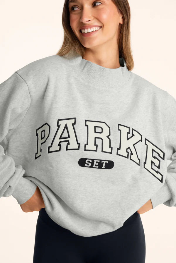 SET x parke varsity mockneck