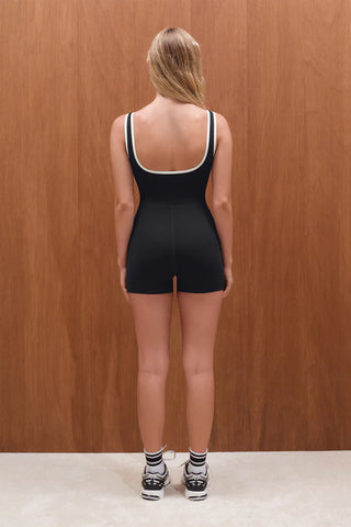 sporty square shortysuit