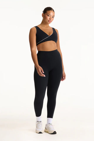 breathe contrast wrap bra