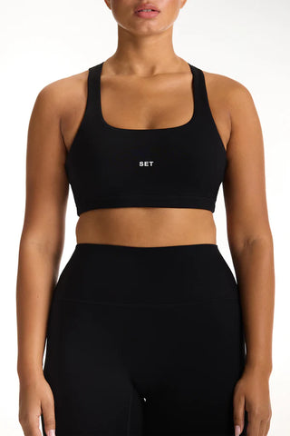 sporty drill bra