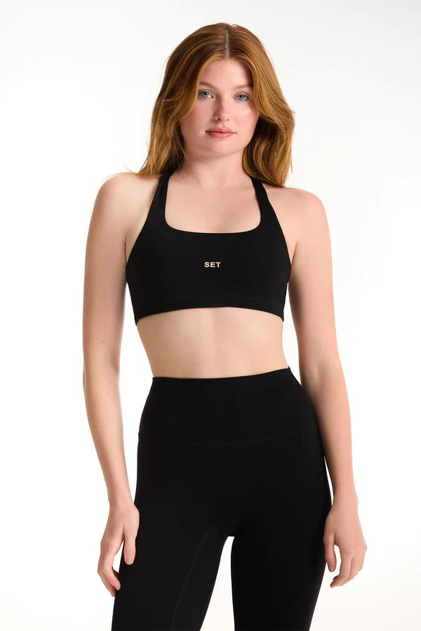 sporty drill bra