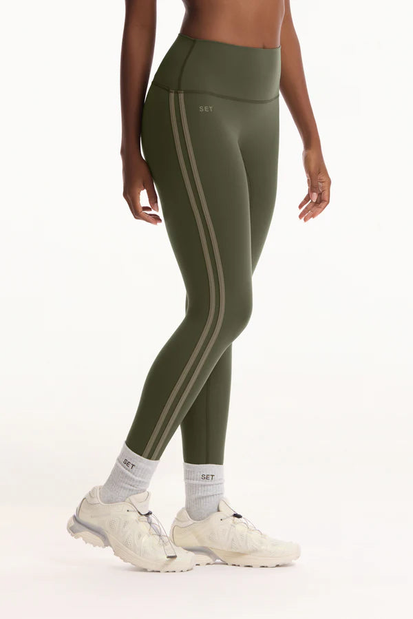 lux high-rise duo stripe leggings